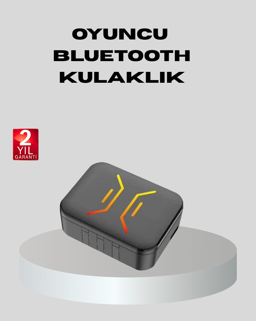 2-163 Powerbank’lı Bluetooth 5.3 Kulaklık – Kablolu/Kablosuz Kullanım, Dokunmatik ve Uzun Pil Süresi - Lisinya - Görsel 1
