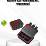 Bluetooth Powerbank Kulaklık – Kablosuz, Uzun Pil Ömrü, Dokunmatik ve Yüksek Ses Kalitesi - Lisinya