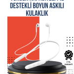 Uzun Süre Dayanıklı Manyetik Başlıklı Bluetooth Kulaklık - Lisinya