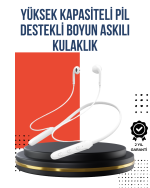 Uzun Süre Dayanıklı Manyetik Başlıklı Bluetooth Kulaklık - Lisinya