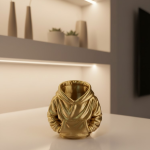Dekoratif Gold Hoodie Kalemlik 10x10 cm - Lisinya