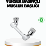 Üç Segmentli 1080 Derece Musluk Aparatı Esnek Döner Havalandırıcı Pratik Kullanım - Lisinya