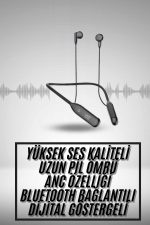 100Saat Uyumlu Bluetooth Kulaklık Kablolu ANC Özellikli Kulaklık - Lisinya - Görsel 2