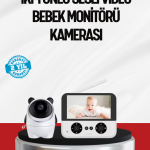 Görüntülü Bebek Monitörü 4.3 İnç Ekran ve Sesli İletişim - Lisinya