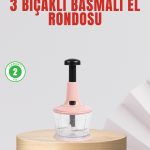 Manuel Mutfak Rondosu Keskin Bıçaklı Geniş Hazneli - Lisinya