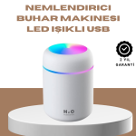 USB Girişli Taşınabilir Mini Nemlendirici 300ml Su Hazneli - Lisinya