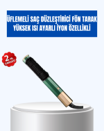 Ayarlanabilir Isı Kontrollü Saç Şekillendirme Seti – Tüm Saç Tipleri İçin Uygun - Lisinya