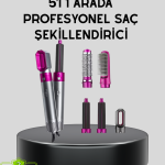 5’i 1 Arada Saç Şekillendirme Makinesi Hızlı Kuruma ve Kuaför Kalitesinde Sonuç - Lisinya
