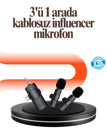 Tak ve Kullan Mikrofon - Gürültü Engelleyici - Lisinya