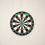 Ev ve Oyun Alanları İçin 15 İnç Dart Tahtası 4 Dart Oku Dahil - Lisinya