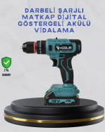 Çift Bataryalı Şarjlı Matkap Dijital Ekranlı Set - Lisinya