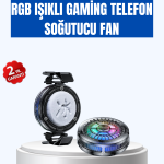 Gaming Telefon Soğutucu RGB Fan Sessiz Çalışma Tüm Modeller Uyumlu - Lisinya