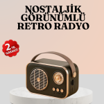 Bluetooth’lu Retro Radyo – FM Destekli Nostaljik Hoparlör - Lisinya