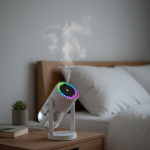 Araç ve Ev İçin Hava Nemlendirici Projektörlü Sessiz Buhar - Lisinya