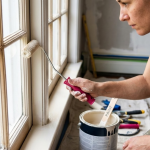 Dar Alan Boyama Rulosu 10 Cm Boya Fırça Seti 6 Adet Yedek Rulo Hediyeli - Lisinya