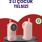 Uzun Menzilli Bebek Telsizi – VOX Modlu, Renkli LCD Ekranlı - Lisinya