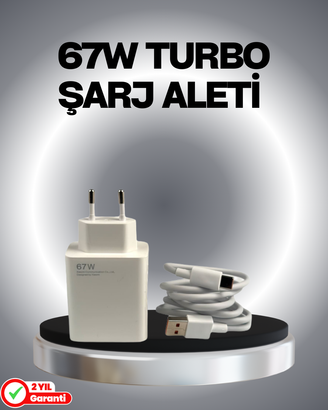 22 67 Watt Güvenli Hızlı Şarj Adaptörü Samsung M31 M33 M51 Uyumlu - Lisinya - Görsel 1