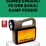 Güneş Enerjili Alev Efektli Lamba – COB Teknolojili, Dış Mekan Aydınlatma - Lisinya