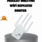 50 Cihaz Destekli 300Mbps Kablosuz Sinyal Güçlendirici RJ45 Kablolu Kullanım - Lisinya