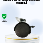 6 cm Kilitli Tekerlek Ayak Tek Adet - Lisinya