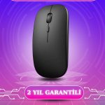 Kablosuz Mouse Fare Şarjlı Bluetooth Wireless Çift Modlu Sessiz - Lisinya