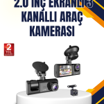 Araç İçi Kamera Seti | 170° Geniş Açı, Hareket Algılama ve Park Koruma - Lisinya