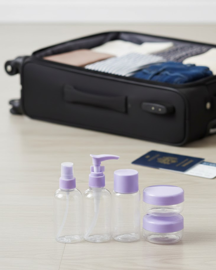 30 ml 5 Parça Seyahat Şişesi Seti Sızdırmaz Taşınabilir - Lisinya