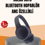Ayarlanabilir Baş Bantlı Kablosuz Kulak Üstü Kulaklık - Lisinya