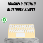 Bluetooth Klavye – Kablosuz, Sessiz Tuşlu, Android iOS Windows Uyumlu, Kompakt Taşınabilir Tasarım - Lisinya
