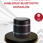 Kompakt Silindir Metal Bluetooth Hoparlör 400 mAh Uzun Pil TWS Destekli - Lisinya