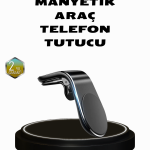 360° Dönebilen Manyetik Araç Telefon Tutucu Sarsıntısız ve Şık Tasarımlı - Lisinya