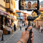 Telefon Gimbal Stabilizer Video Sabitleyici Vlog Çekim Aparatı - Lisinya