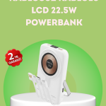 LCD Göstergeli Manyetik Powerbank Type C USB Girişli - Lisinya