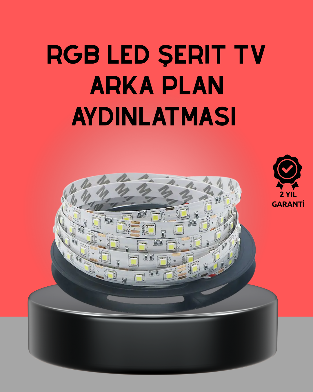 3-52 Uzaktan Kumandalı LED TV Arka Işık Şeridi - Lisinya - Görsel 1