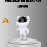 Astronot Galaksi Projeksiyon Lambası Bluetooth Bağlantılı ve Uzaktan Kontrollü - Lisinya