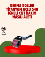 Dermaroller 1 mm Akne İzleri ve Çatlak Giderici Cilt Bakım Aleti - Lisinya