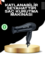 Katlanabilir Fön Makinesi Çift Isı ve Hız Ayarlı - Lisinya