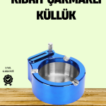 Çakmaklı Küllük Paslanmaz Çelik Şık Masa Aksesuarı - Lisinya