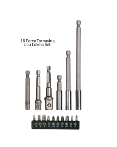 16LI MATKAP UCU SETİ - Lisinya