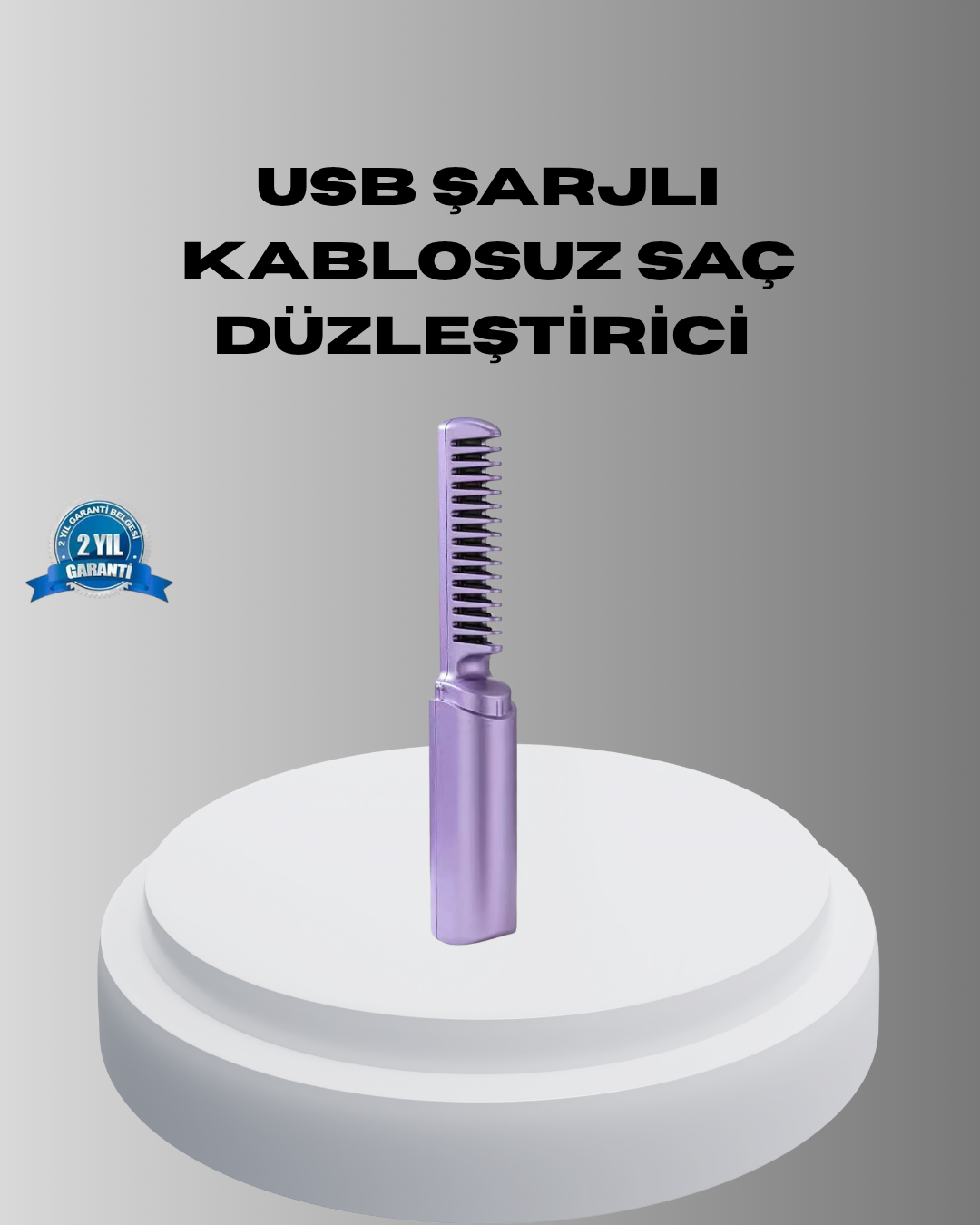 3-96 Profesyonel Saç Düzleştirici – Saç Tipine Göre Ayarlanabilir Sıcaklık ve Koruma - Lisinya - Görsel 1