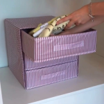 3 Bölmeli Çekmece , Çok Amaçlı Organizer - Çorap Çamaşır Organizer - Masa Üstü Düzenleyici ( Lisinya )