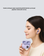 Kulak Arkası Klipsli Bluetooth Kulaklık YXG10 Silikon Malzemeli Ergonomik - Lisinya - Görsel 2