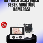 Uzaktan Kontrollü Bebek Kamerası Ninni ve Zoom Özellikli - Lisinya