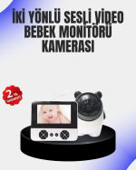 Uzaktan Kontrollü Bebek Kamerası Ninni ve Zoom Özellikli - Lisinya