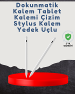 Yüksek Hassasiyetli Eğim Sensörlü Dijital Kalem – USB-C Hızlı Şarjlı - Lisinya