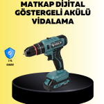 Dijital Ekranlı Matkap Seti Çift Akülü - Lisinya
