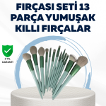 Profesyonel Kullanıma Uygun 13 Parça Makyaj Fırçası Takımı Fiber Kıllı - Lisinya
