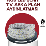 Kendinden Yapışkanlı LED Şerit Televizyon Aydınlatması 2mt - Lisinya