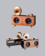Çift Hoparlörlü Bluetooth Gramofon Speaker – FM Radyo, USB, SD Kart ve AUX Girişli - Lisinya - Görsel 2