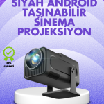 180° Dönebilen Gövde Tasarımıyla Tavan Yansıtmalı Taşınabilir Projektör - Lisinya